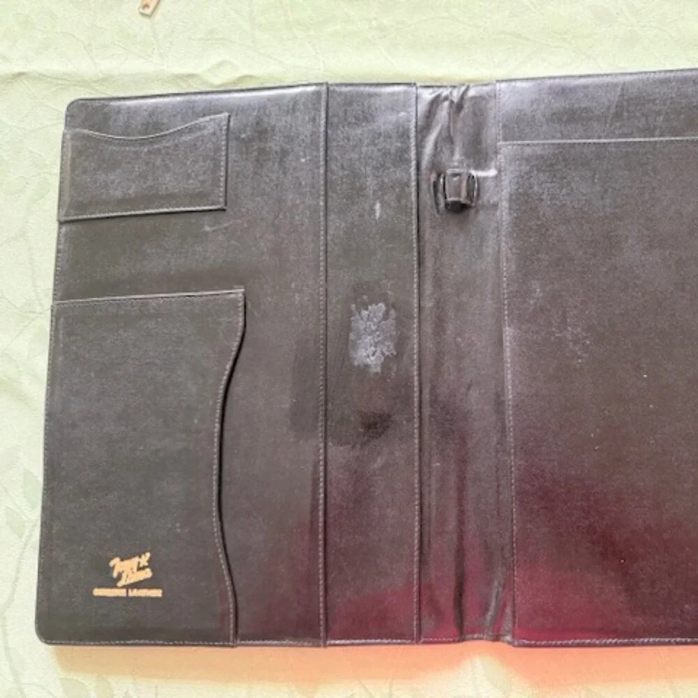 VINTAGE TONY LAMA LEATHER NOTEBOOK COVER